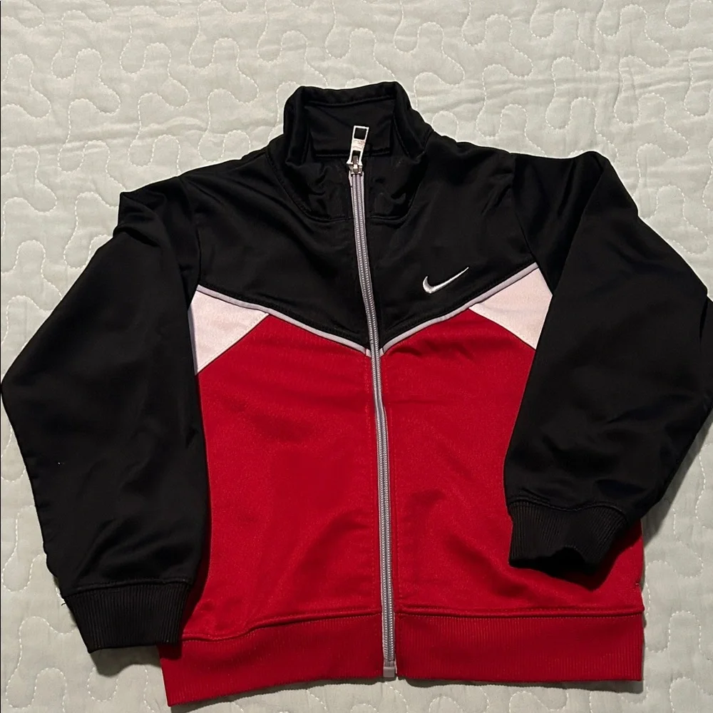 EUC Nike Red and Black Jackets with White Accents - Size 3T & 2T